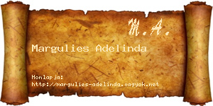Margulies Adelinda névjegykártya